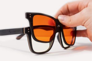 VivaRays blue blocking glasses clip n go